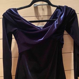 Zara velvet top